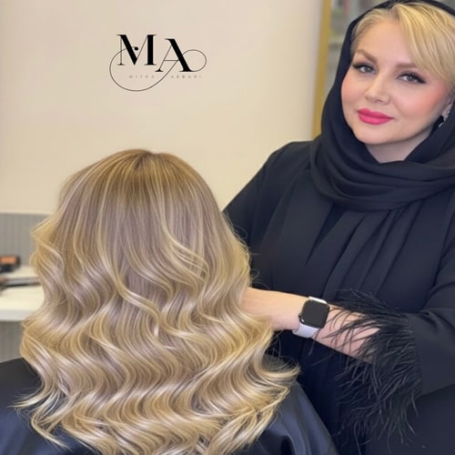 نمونه کار سالن میترا اکبری