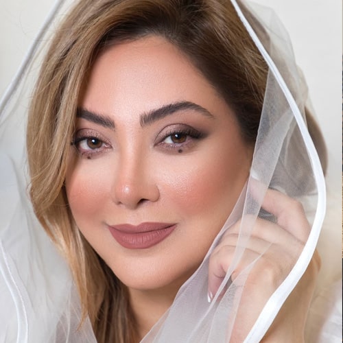 نمونه کار آرایشگاه مریم سلطانی بازیگر