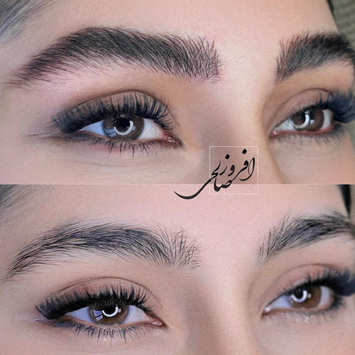 نمونه کار افروز صالحی، متخصص میکروبلیدینگ کرج