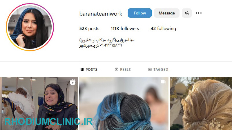 مینا میرزایی، بهترین شینیون کار در کرج