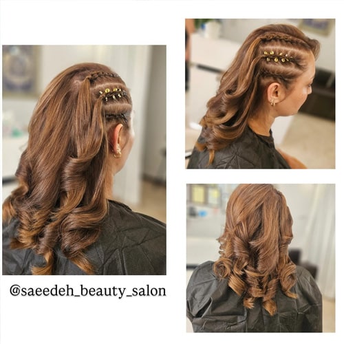 نمونه کار آرایشگاه سعیده