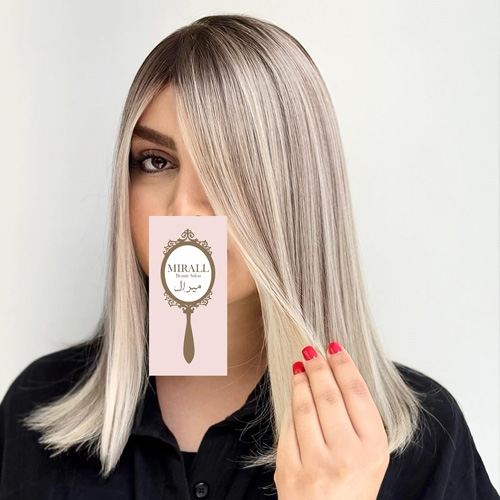 نمونه کار آرایشگاه میرال