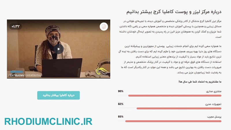 مرکز میکرودرم ابریژن کاملیا در کرج