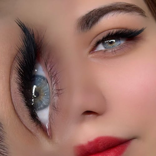 نمونه کار کاشت مژه نیلوفر جهانگیری