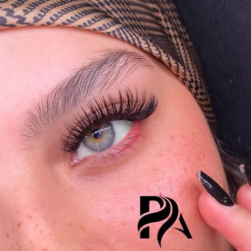 نمونه کار کاشت مژه پریسا انصاری