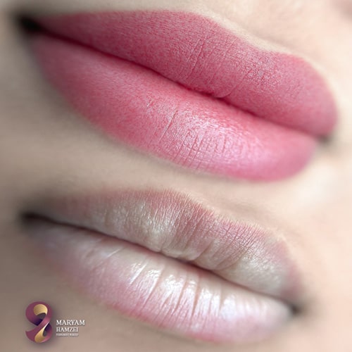 نمونه کار شیدینگ لب مریم حمزه ای