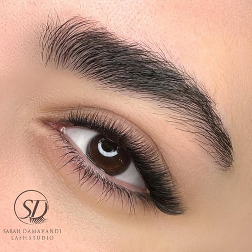 نمونه کار کاشت مژه سالن سارا دماوندی