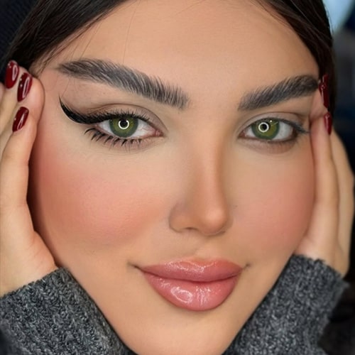 نمونه کار اکستنشن مژه سالن زهرا پازکی