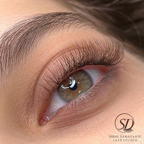 نمونه کار کاشت مژه سالن سارا دماوندی