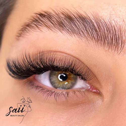 نمونه کار اکستنشن مژه سالن سای بیوتی در فرشته