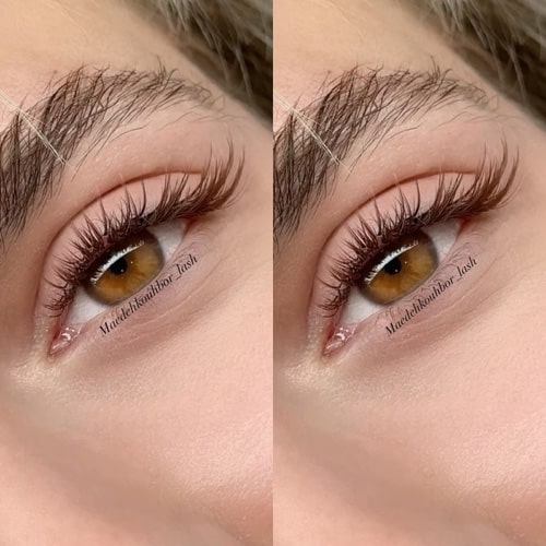 نمونه کار کاشت مژه سالن مائده