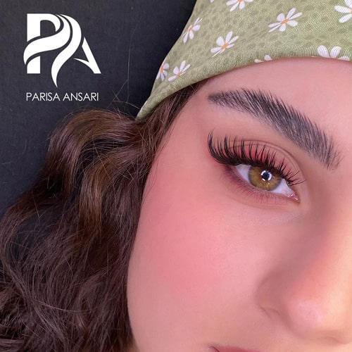 نمونه کار کاشت مژه پریسا انصاری