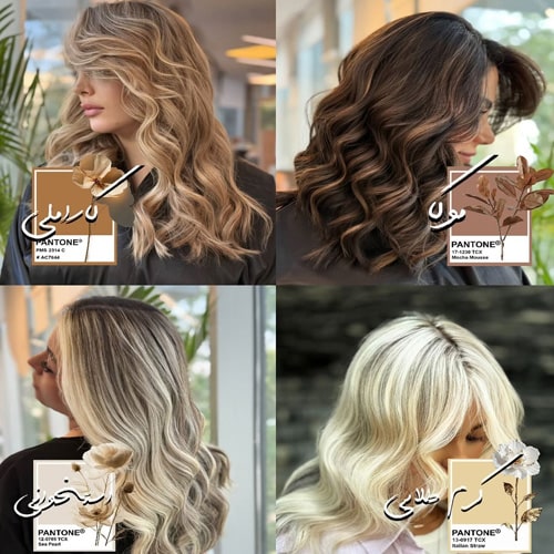 خدمات تخصصى رنگ و لایت مو تهمینه سرافراز