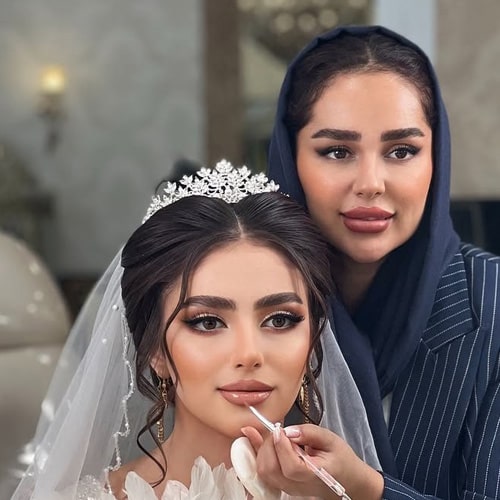 نمونه کار میکاپ لی لی رضایی