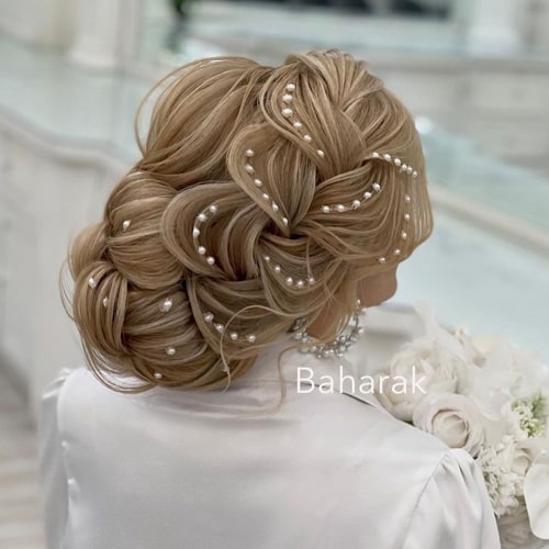 نمونه کار آرایشگاه گلسرخ