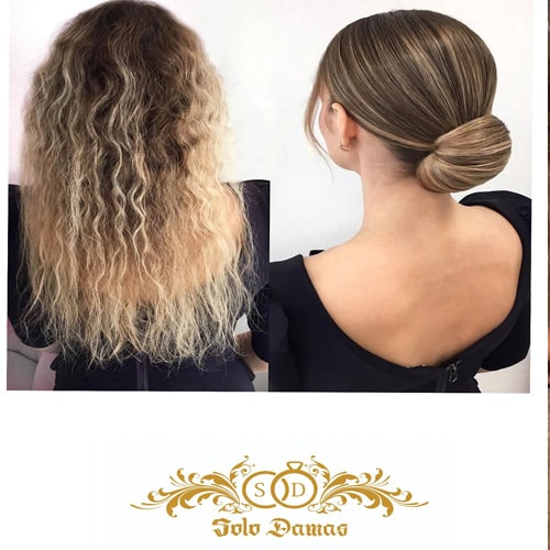 نمونه کار آرایشگاه سولو داماس