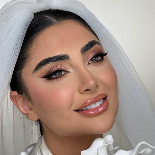 نمونه میکاپ عروس نیلوفر محسنی